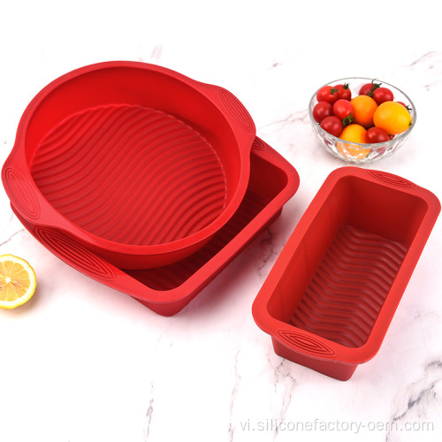 Khuôn silicon cho hình vuông nướng